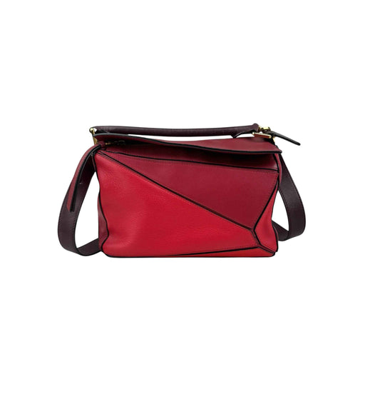 Loewe Medium Tricolor Calfskin Puzzle satchel