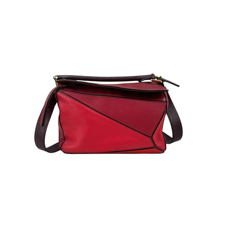 Loewe Medium Tricolor Calfskin Puzzle satchel