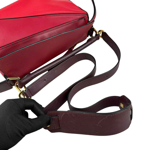 Loewe Medium Tricolor Calfskin Puzzle satchel