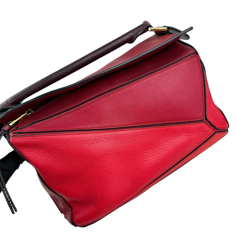 Loewe Medium Tricolor Calfskin Puzzle satchel