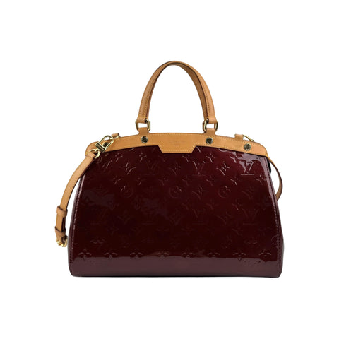 Louis Vuitton Amethyst Monogram Vernis Brea MM Bag