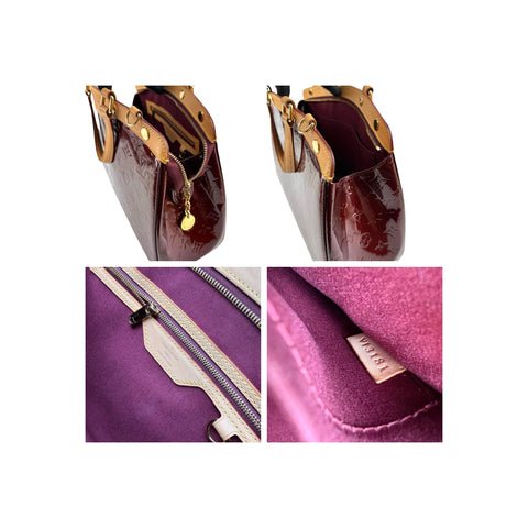 Louis Vuitton Amethyst Monogram Vernis Brea MM Bag