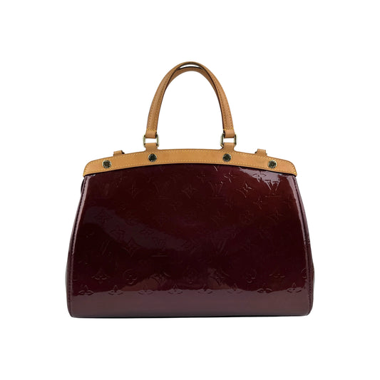 Louis Vuitton Amethyst Monogram Vernis Brea MM Bag