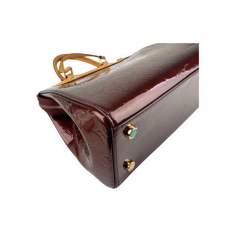 Louis Vuitton Amethyst Monogram Vernis Brea MM Bag
