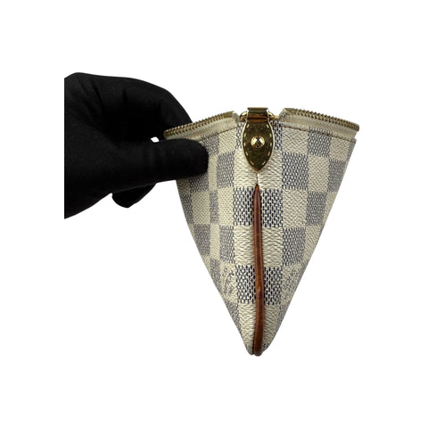 Louis Vuitton Azur Damier Canvas Milla Clutch MM Bag