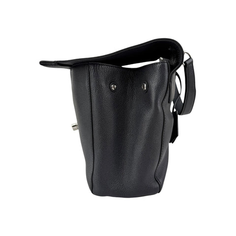 Louis Vuitton Black Calfskin Leather Lockme II Bag