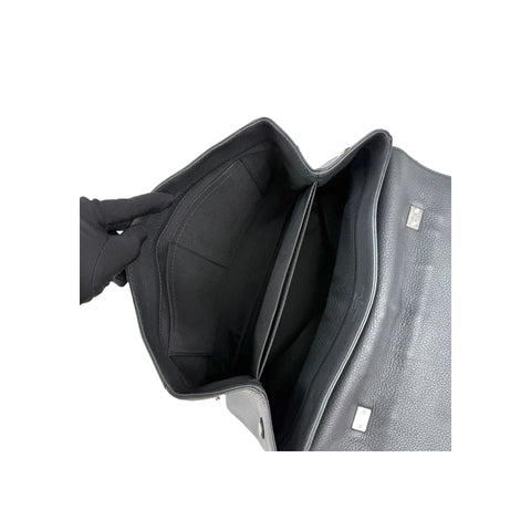 Louis Vuitton Black Calfskin Leather Lockme II Bag