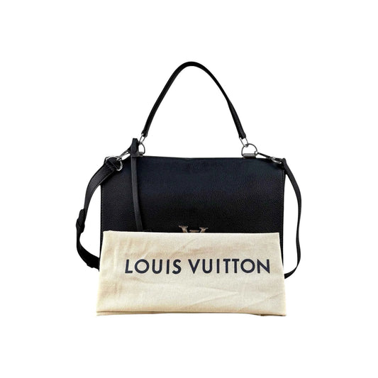 Louis Vuitton Black Calfskin Leather Lockme II Bag