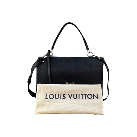 Louis Vuitton Black Calfskin Leather Lockme II Bag