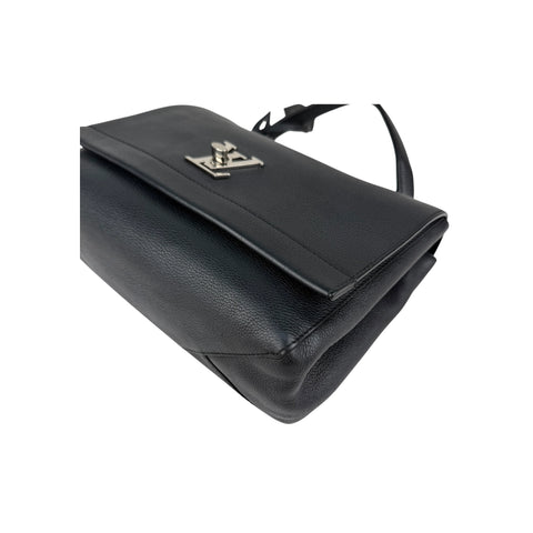 Louis Vuitton Black Calfskin Leather Lockme II Bag