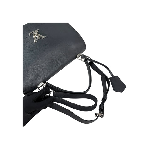 Louis Vuitton Black Calfskin Leather Lockme II Bag
