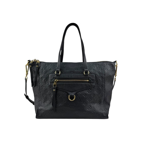 Louis Vuitton Black Monogram Empreinte Leather Lumineuse PM Bag
