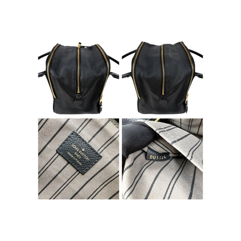 Louis Vuitton Black Monogram Empreinte Marais Bag