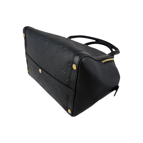 Louis Vuitton Black Monogram Empreinte Marais Bag