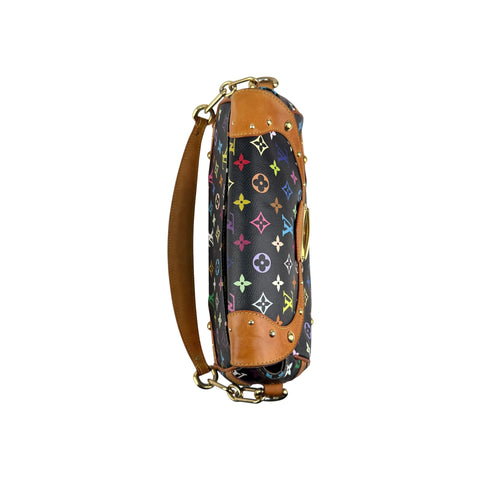 Louis Vuitton Black Monogram Multicolore Beverly MM Bag