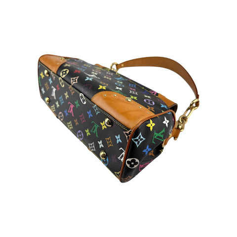 Louis Vuitton Black Monogram Multicolore Beverly MM Bag