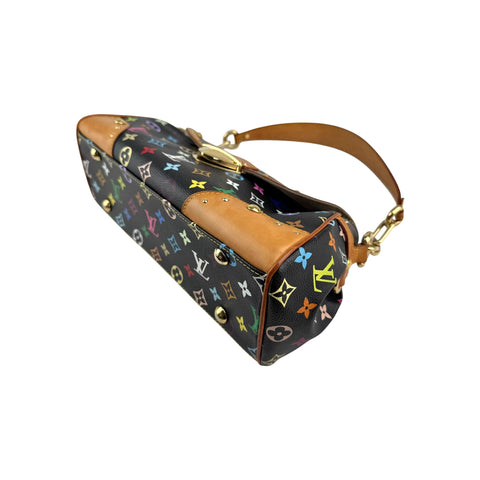 Louis Vuitton Black Monogram Multicolore Beverly MM Bag