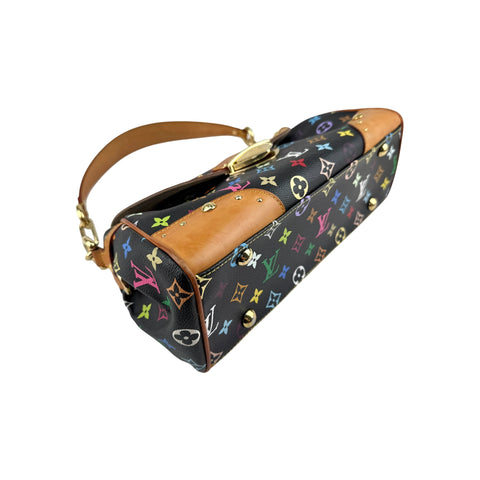 Louis Vuitton Black Monogram Multicolore Beverly MM Bag