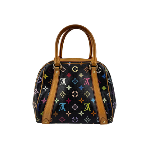 Louis Vuitton Black Monogram Multicolore Canvas Priscilla Bag
