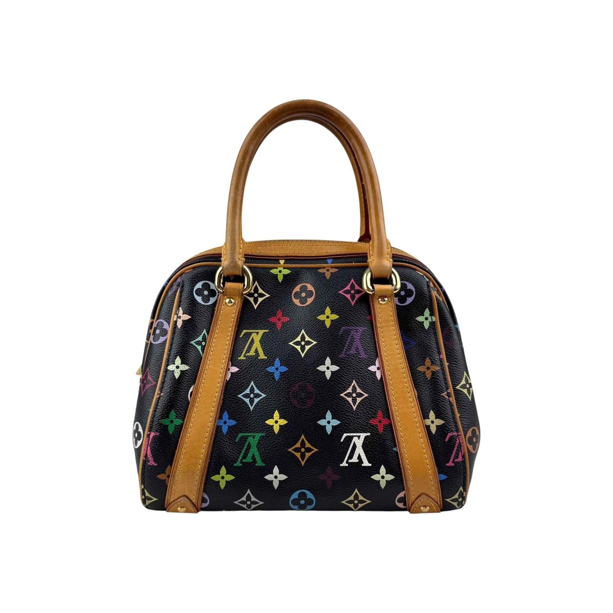 Louis Vuitton Black Monogram Multicolore Canvas Priscilla Bag
