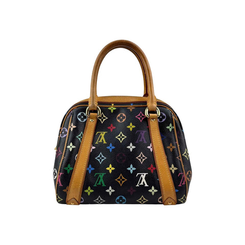 Louis Vuitton Black Monogram Multicolore Canvas Priscilla Bag