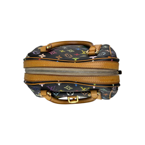 Louis Vuitton Black Monogram Multicolore Canvas Priscilla Bag