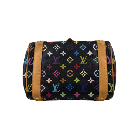 Louis Vuitton Black Monogram Multicolore Canvas Priscilla Bag