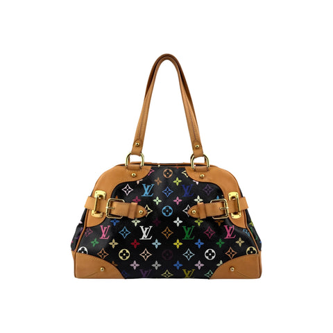 Louis Vuitton Black Monogram Multicolore Claudia Bag