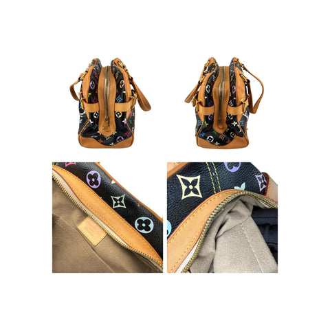 Louis Vuitton Black Monogram Multicolore Claudia Bag