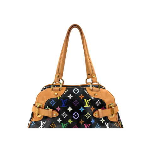 Louis Vuitton Black Monogram Multicolore Claudia Bag