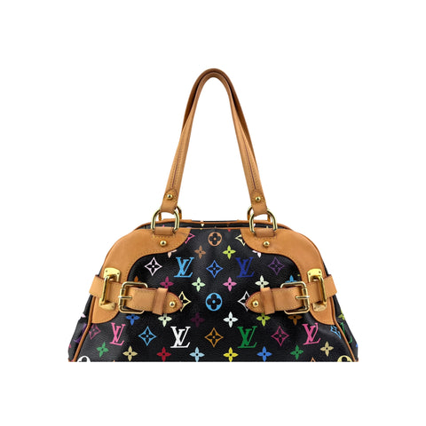 Louis Vuitton Black Monogram Multicolore Claudia Bag