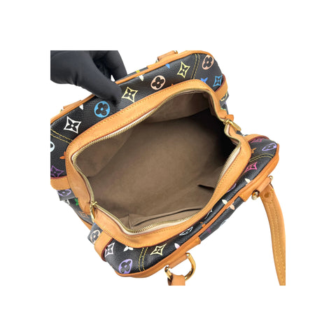 Louis Vuitton Black Monogram Multicolore Claudia Bag