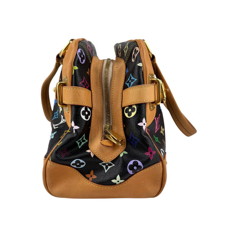 Louis Vuitton Black Monogram Multicolore Claudia Bag