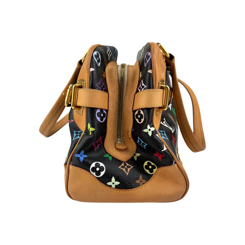 Louis Vuitton Black Monogram Multicolore Claudia Bag
