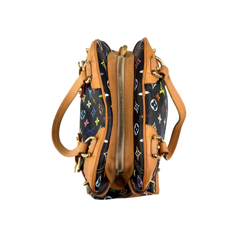 Louis Vuitton Black Monogram Multicolore Claudia Bag