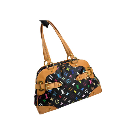 Louis Vuitton Black Monogram Multicolore Claudia Bag