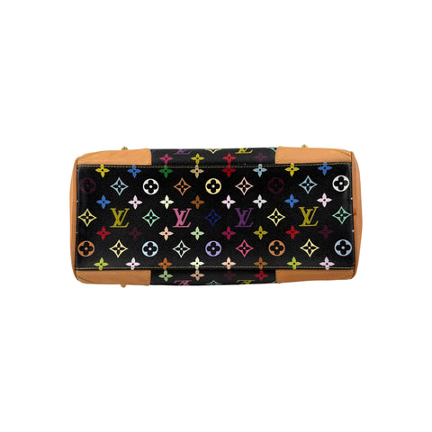 Louis Vuitton Black Monogram Multicolore Claudia Bag