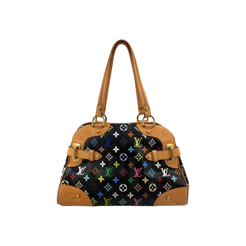 Louis Vuitton Black Monogram Multicolore Claudia Bag