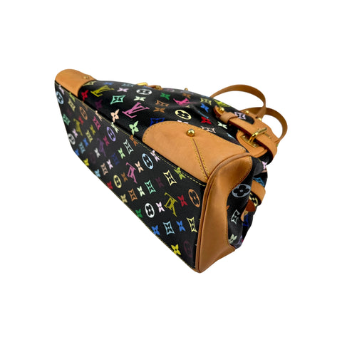 Louis Vuitton Black Monogram Multicolore Claudia Bag