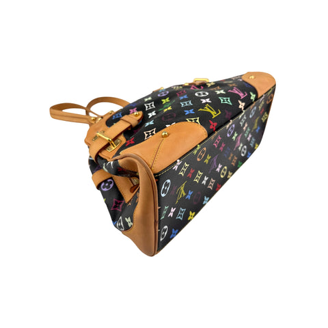 Louis Vuitton Black Monogram Multicolore Claudia Bag