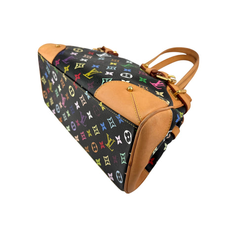 Louis Vuitton Black Monogram Multicolore Claudia Bag