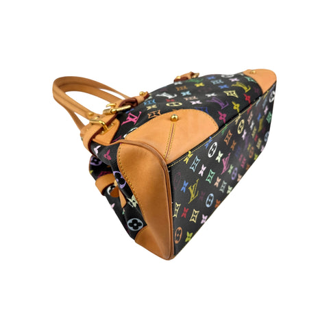 Louis Vuitton Black Monogram Multicolore Claudia Bag