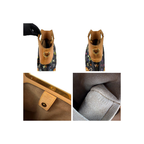 Louis Vuitton Black Monogram Multicolore Judy Bag