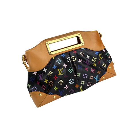 Louis Vuitton Black Monogram Multicolore Judy Bag