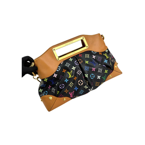 Louis Vuitton Black Monogram Multicolore Judy Bag