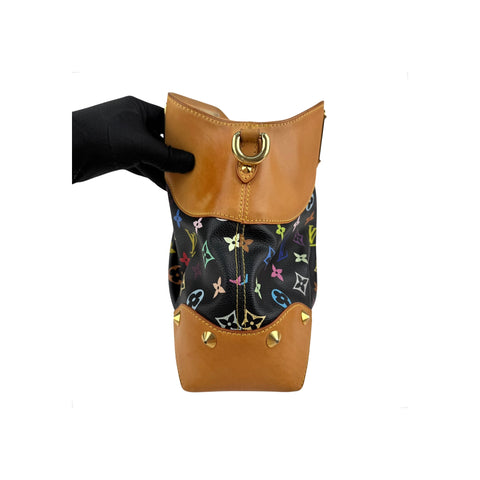 Louis Vuitton Black Monogram Multicolore Judy Bag