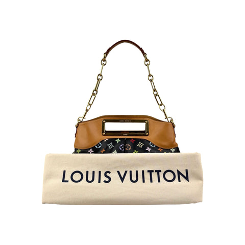 Louis Vuitton Black Monogram Multicolore Judy Bag