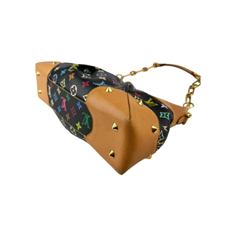 Louis Vuitton Black Monogram Multicolore Judy Bag