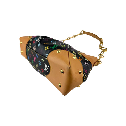 Louis Vuitton Black Monogram Multicolore Judy Bag