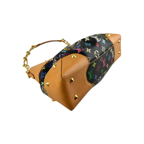 Louis Vuitton Black Monogram Multicolore Judy Bag
